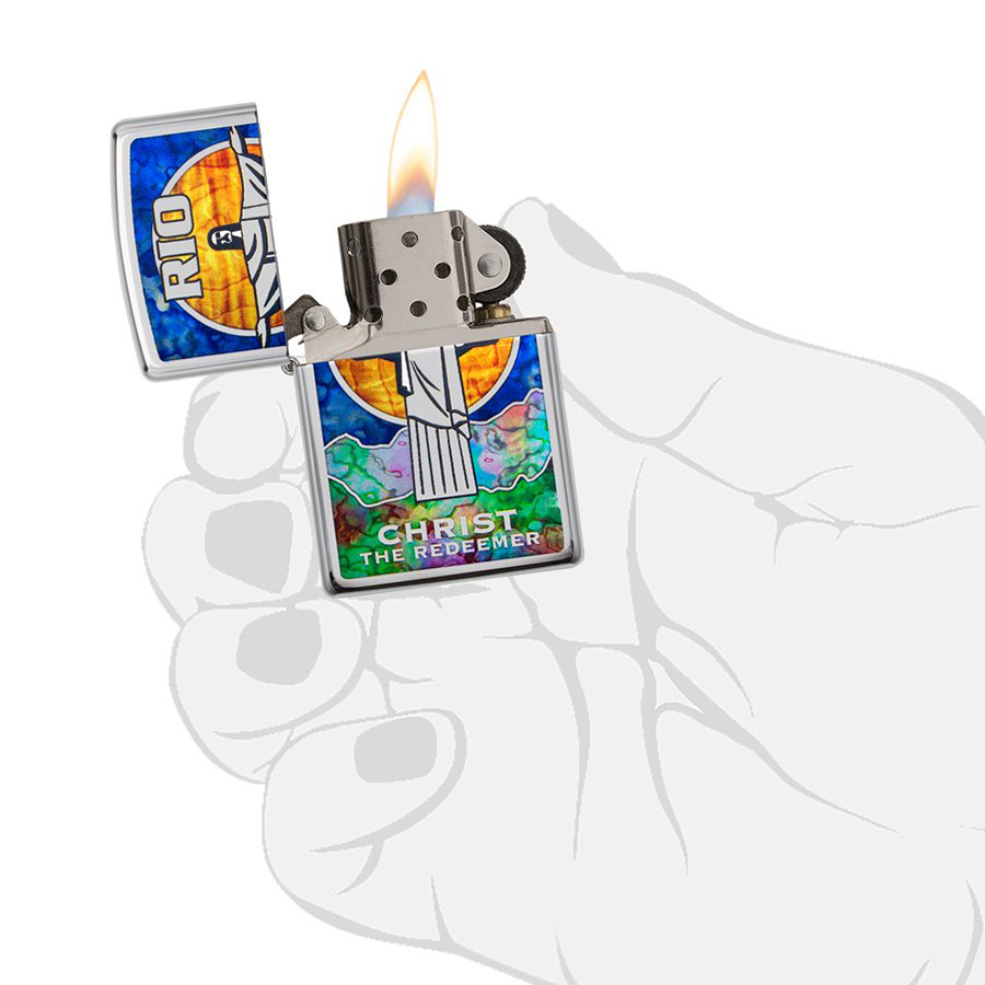 Bật Lửa Zippo 29256 - Rio - Christ The Redeemer