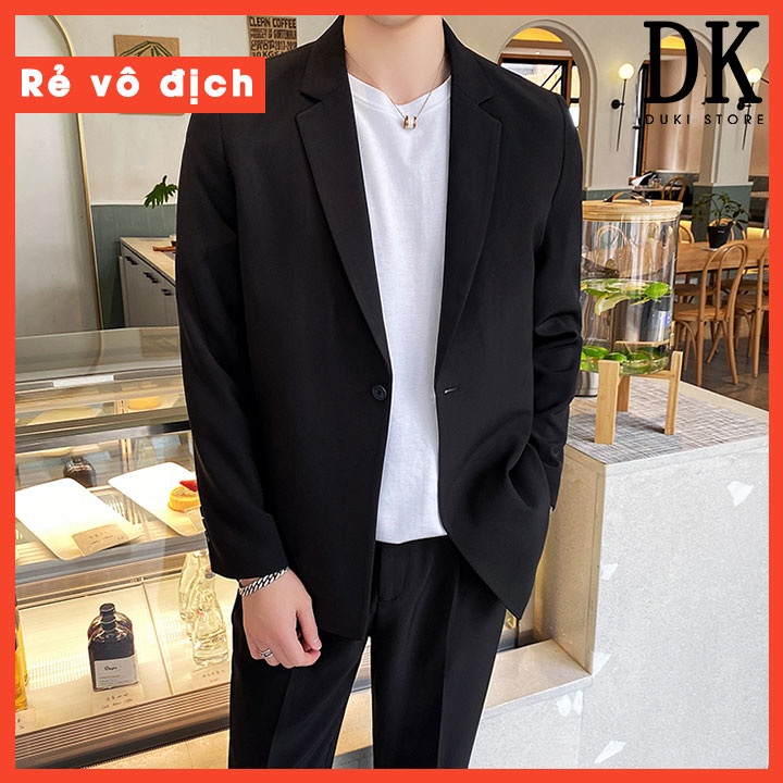 [SALE SỐC] Áo khoác blazer nam ,áo vest nam balzer nam phong cách Hàn Quốc - DUKI STORE