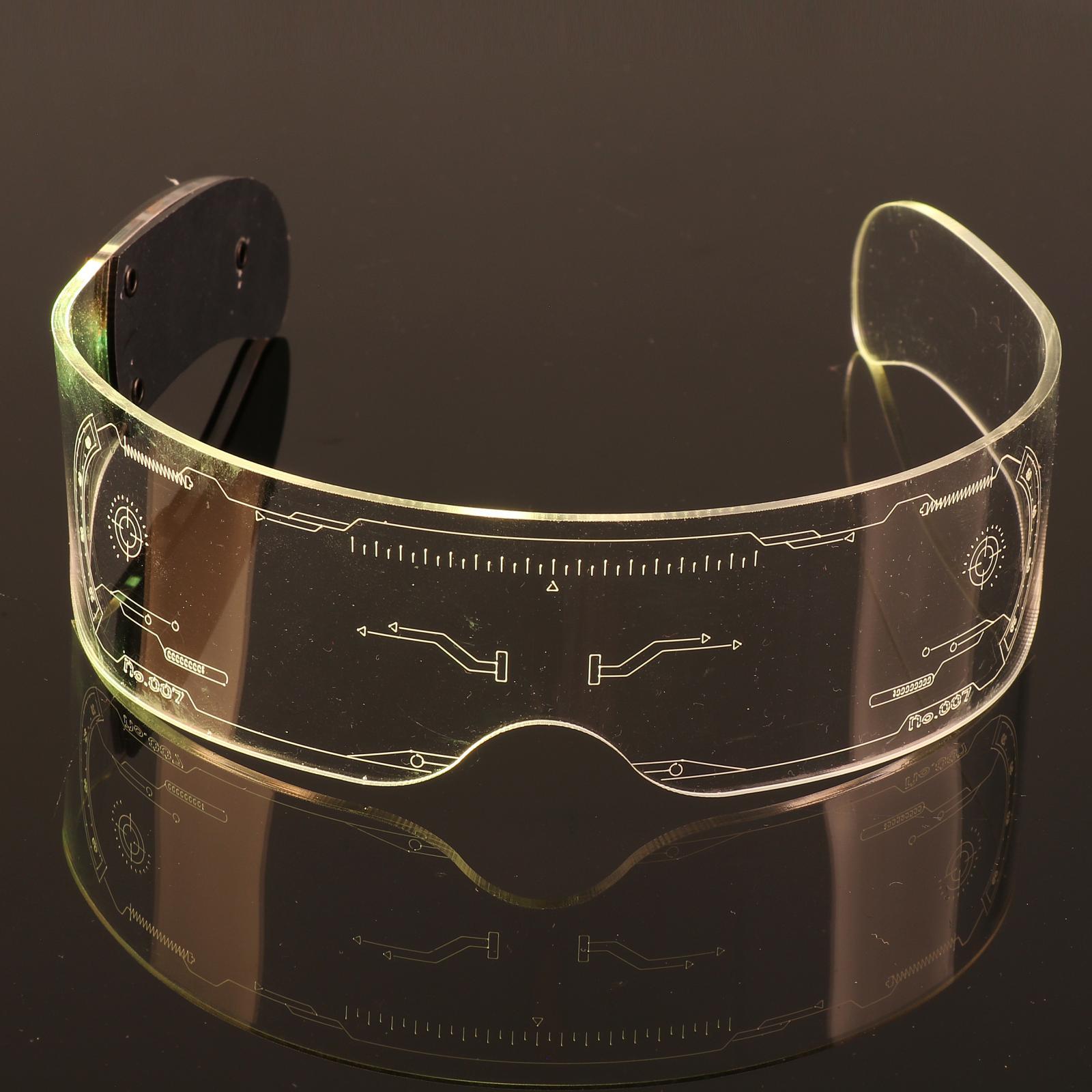 LED Wireless Glasses Light Up Glow Sunglasses Eyewear Shades for Nightclub