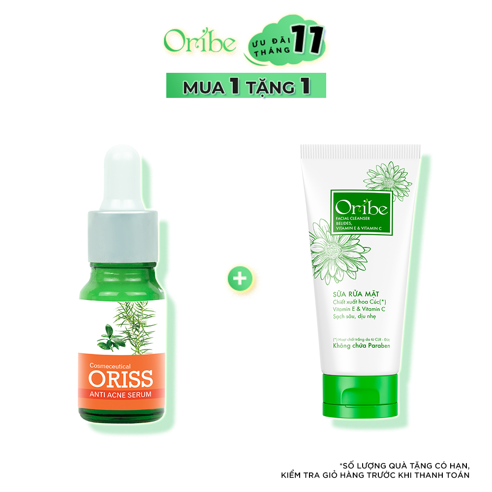 Serum Ngừa Mụn Dưỡng Trắng Da Oriss Cao Cấp