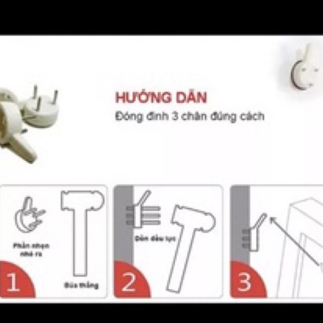 Đinh 3 chân đóng tường treo tranh gỗ bảng gỗ