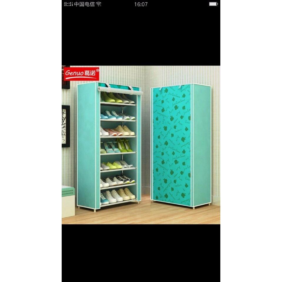 Kệ giày 7 tầng 3d họa tiết hoa xinh xắn