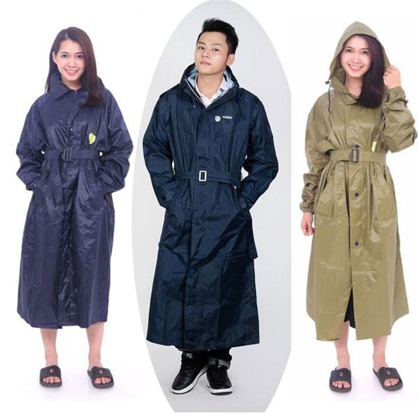 Áo Mưa Măng Tô Vải Dù Chống Thấm Cao Cấp