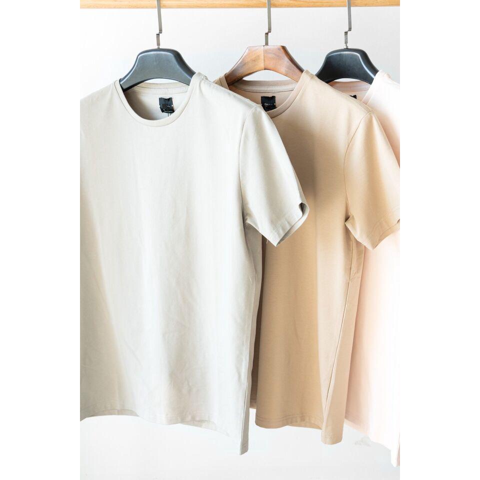 Áo phông ORI plan cotton 3004-Hồng