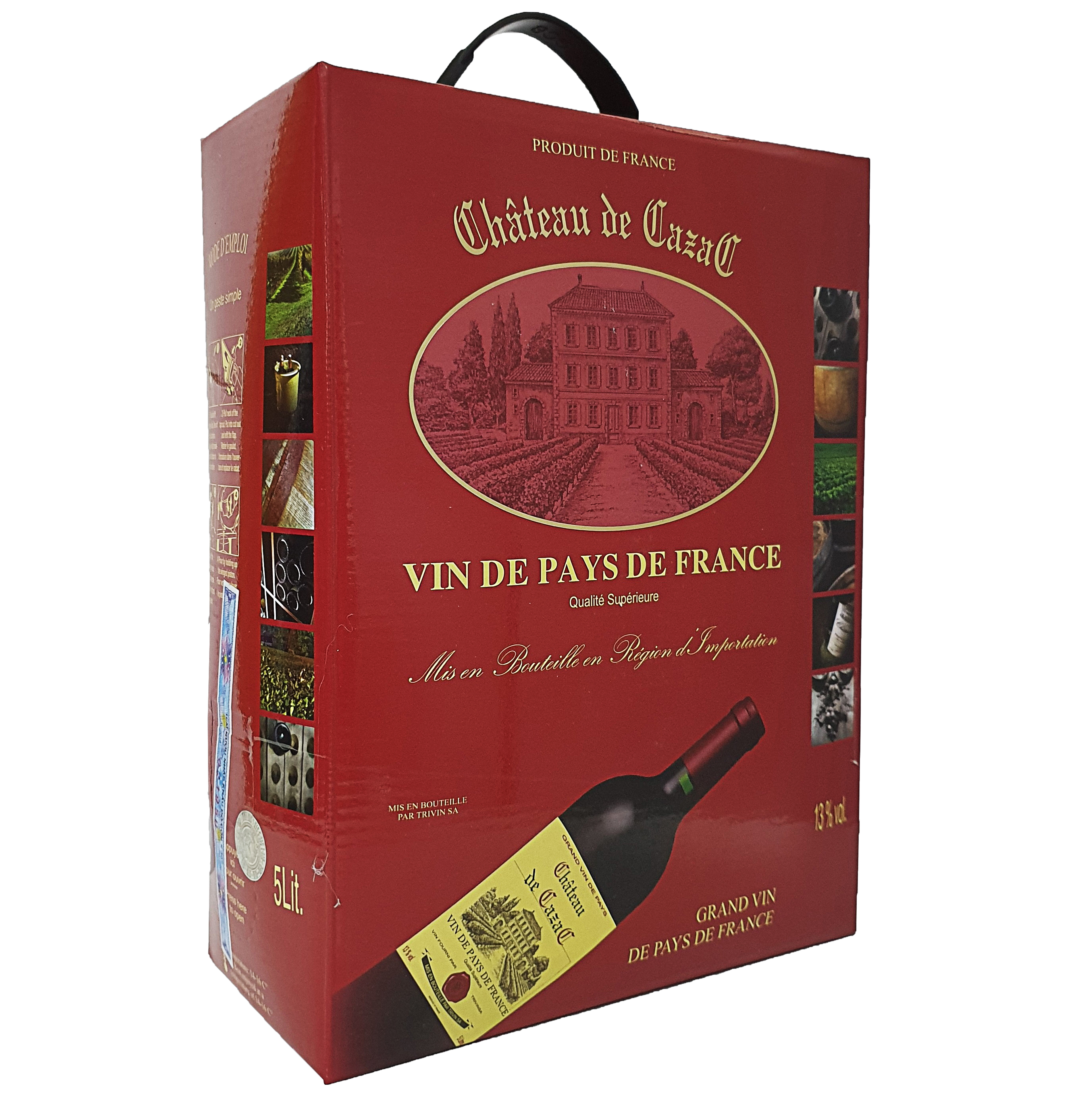 Vang Bịch Château De Cazac 3L, 5L - 5 Lít