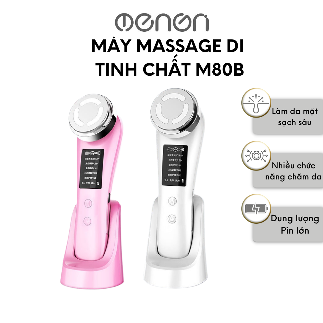 Máy Đẩy Tinh Chất Massage Mặt M80B giúp làm sáng da, giảm thâm, viêm và mụn - OENON