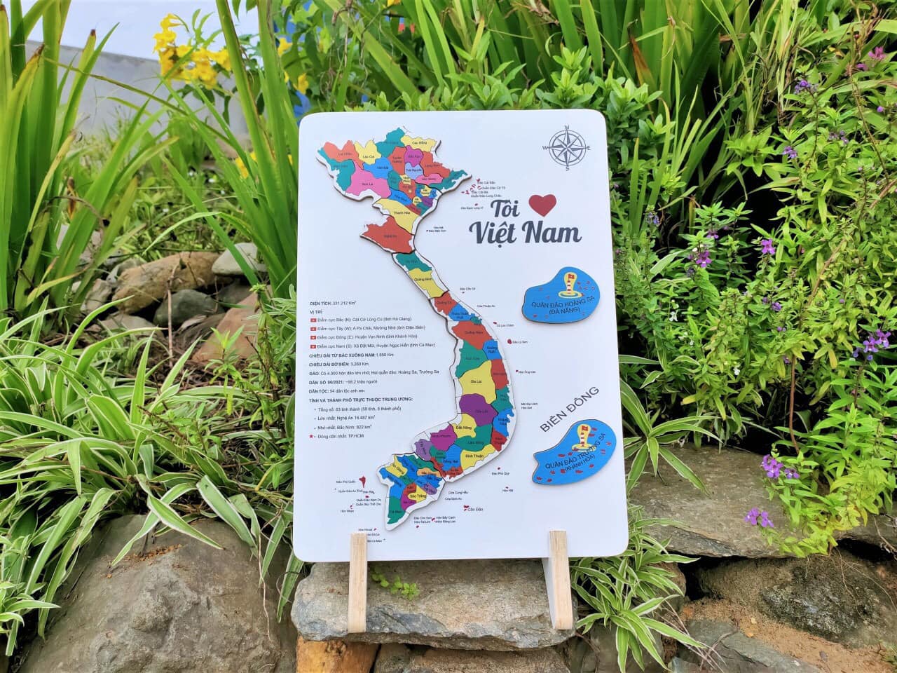 Bộ xếp hình Bản đồ Việt Nam