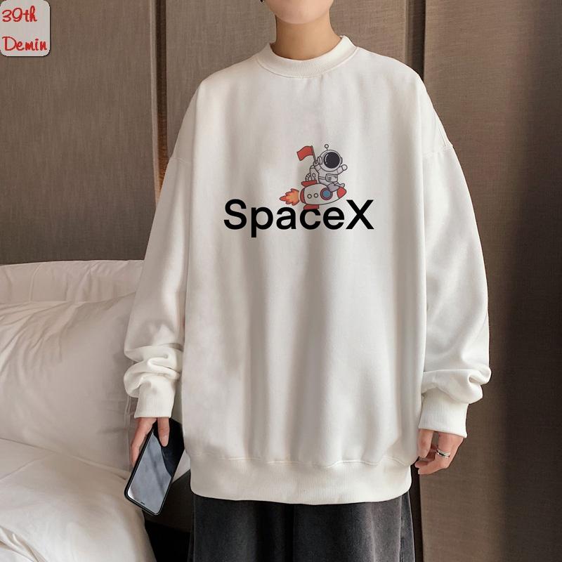 Áo nỉ SPACEX phong cách Hip Hop graffiti sweater unisex Form rộng Free Size