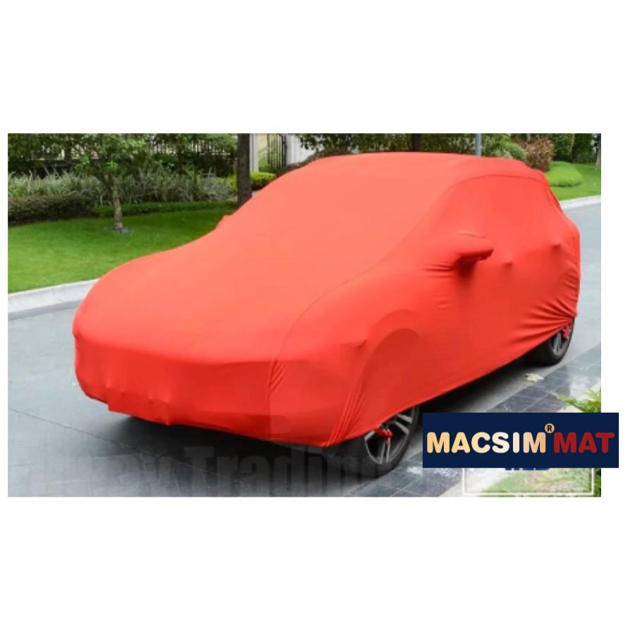 Bạt phủ cao cấp ô tô Land Rover Evoque nhãn hiệu Macsim sử dụng trong nhà chất liệu vải thun - màu đen và màu đỏ