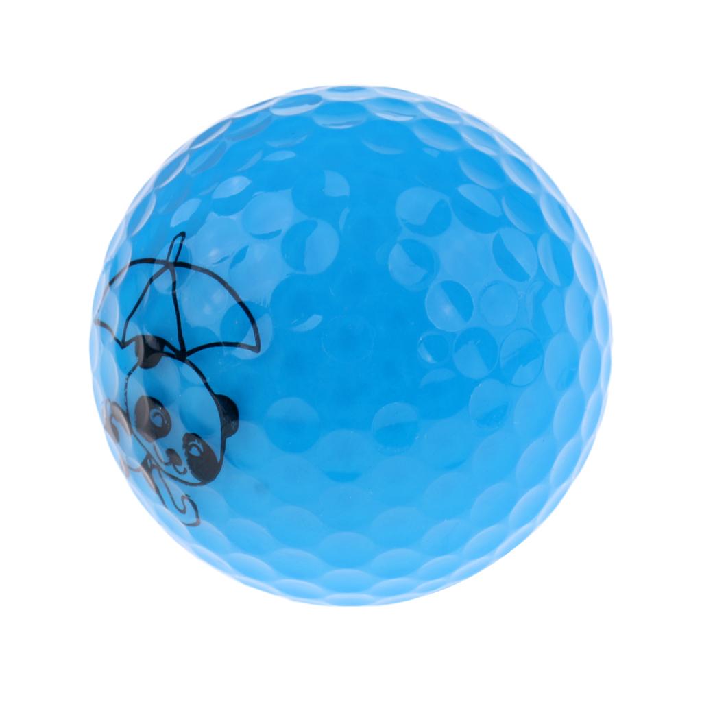 Golf Driving Range Practice Ball Double Layer Golf Ball Cute Panda