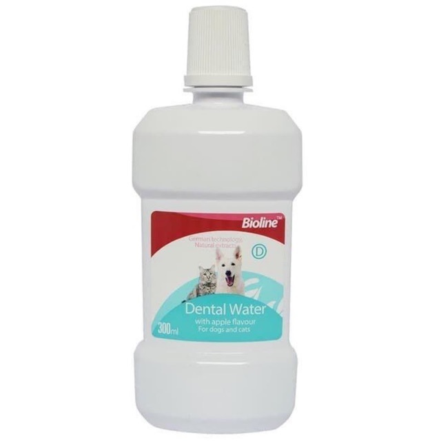 Nước Uống Thơm Miệng Cho Chó Mèo Dental Water Bioline 300ml