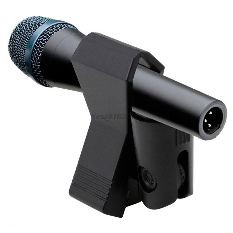 Micrô linh hoạt mic đứng phụ kiện kẹp nhựa kẹp kẹp màu đen