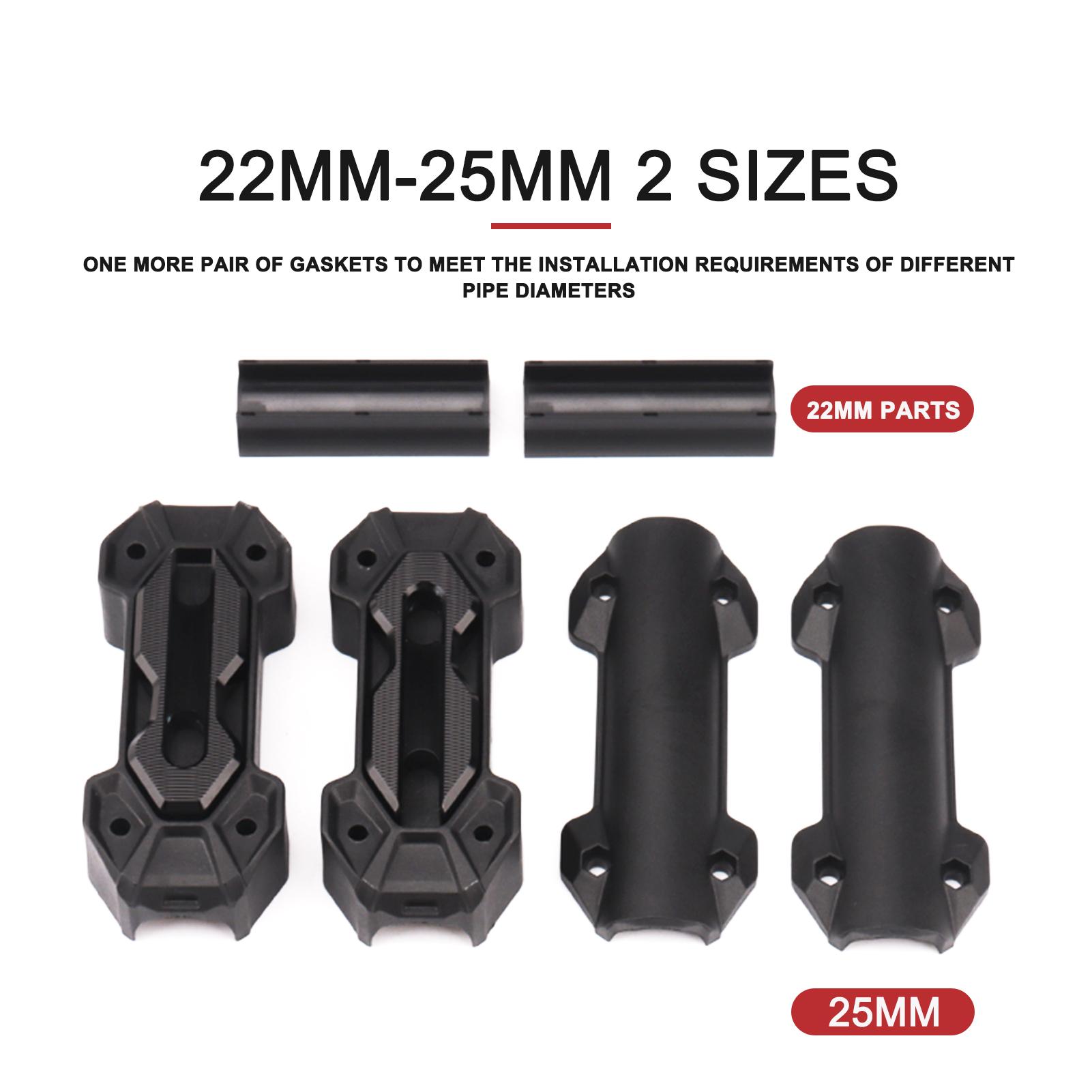 Universal 22mm 25mm Motorcycle Engine Guard Bumper Crash Bar Bumper Engine Guard Protector Decorative Block