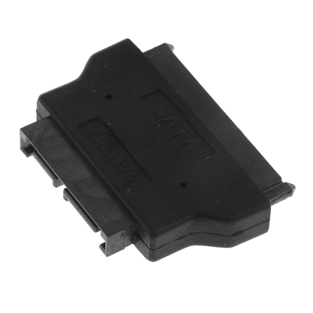 3.5'' Inch SATA 22Pin Female To Slim SATA 13Pin Male Adapter Converter X2