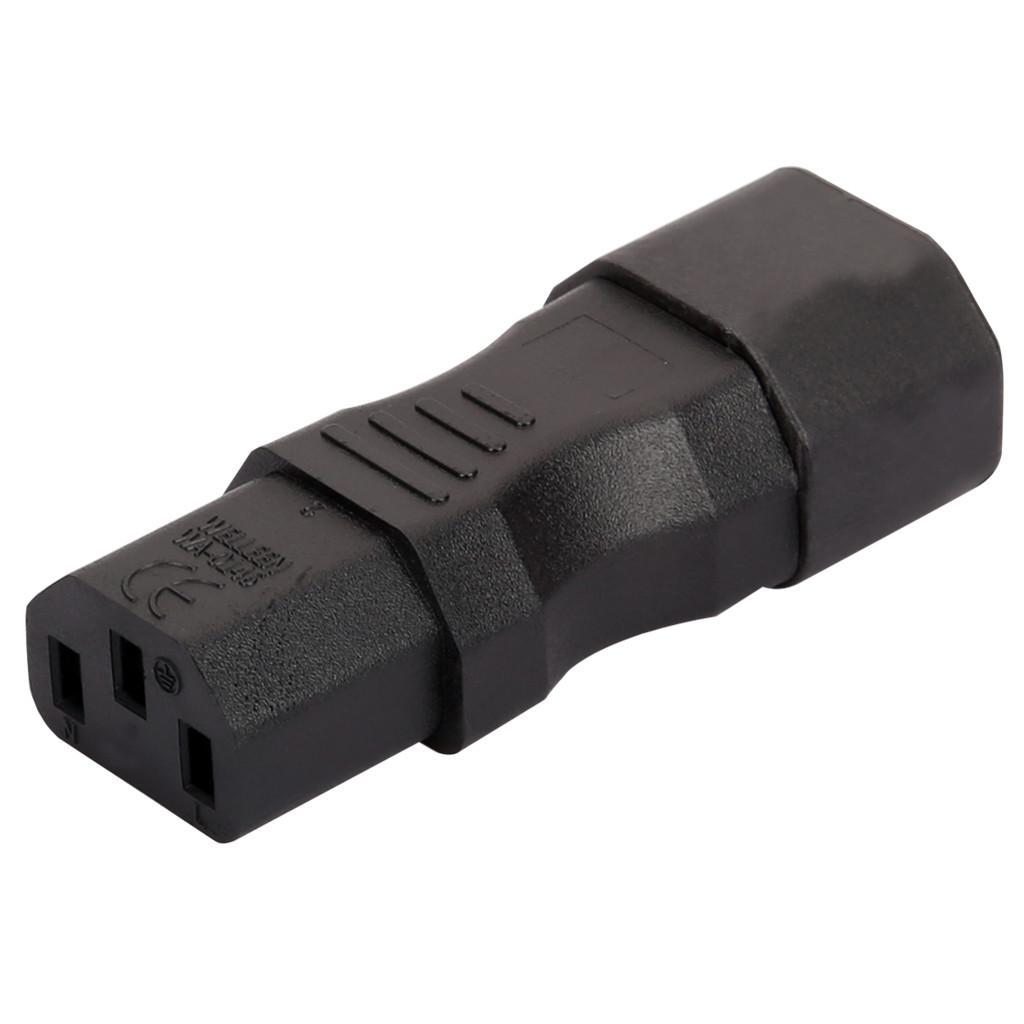 IEC 320 C14 Male to C13 Plug Female Power Plug Converter Power Adapter