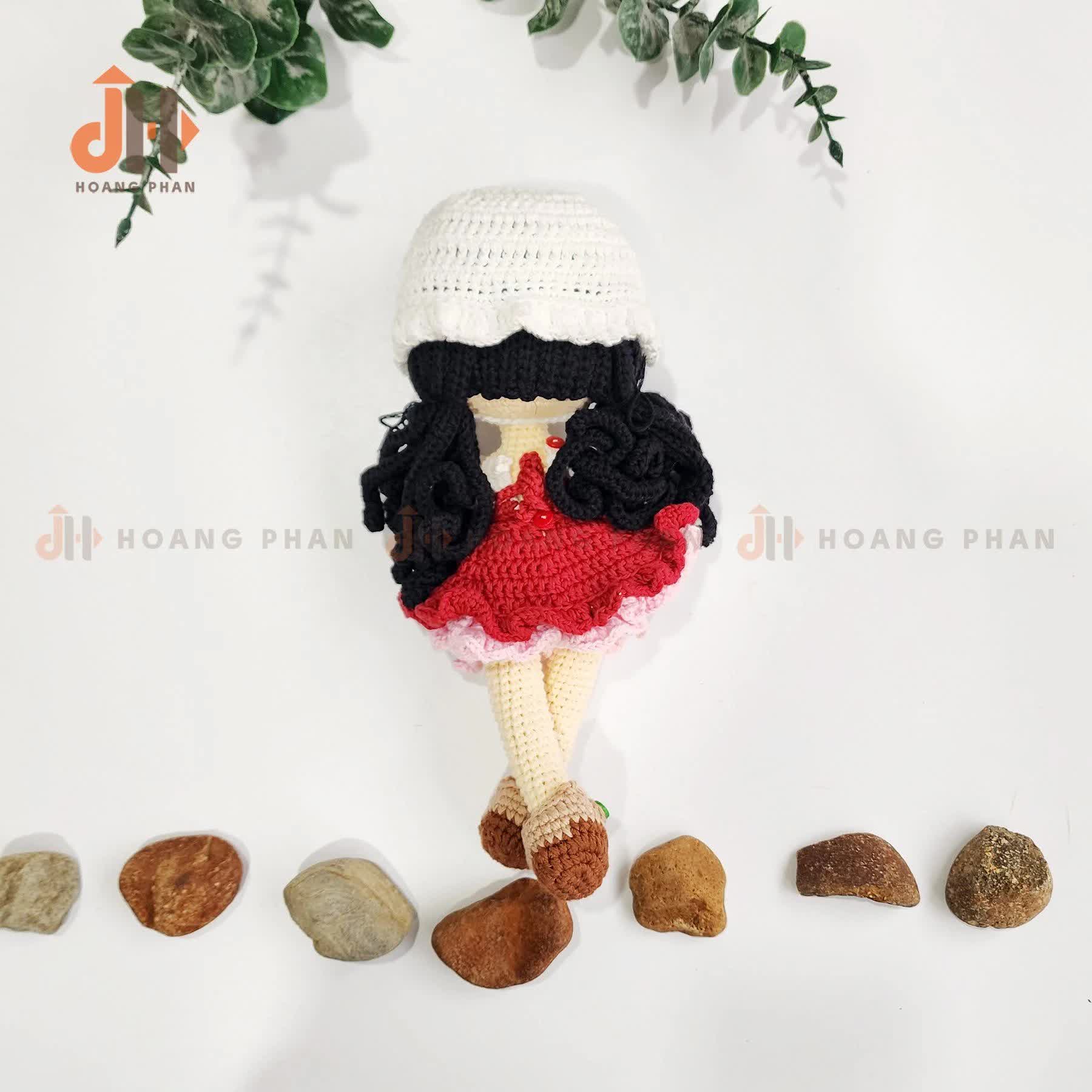 [Búp bê móc len] Cô nàng Malala - Phiên bản 02