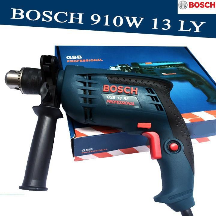 Máy Khoan Cầm Tay Bosh GSB 13 RE Lõi Đồng, Khoan Tường, Khoan Bê Tông 910W
