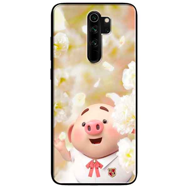 Ốp lưng in cho Xiaomi Redmi Note 8 Pro Mẫu Heo Ăn
