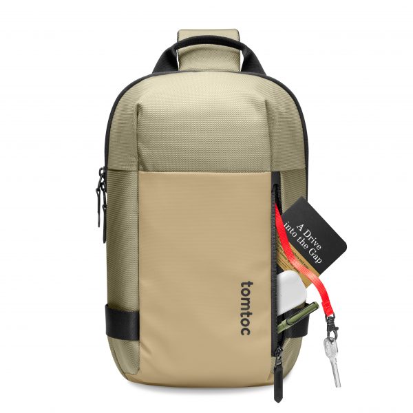 TÚI ĐEO ĐA NĂNG TOMTOC (USA) CROXBODY EDC SLING BAG 11-INCH KHAKI - HÀNG CHÍNH HÃNG