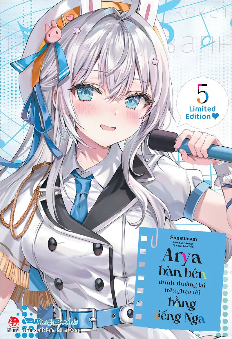 Sách - Arya Bàn Bên Thỉnh Thoảng Lại Trêu Ghẹo Tôi Bằng Tiếng Nga - Light Novel - Tập 5 - Bản Boxset - Kim Đồng