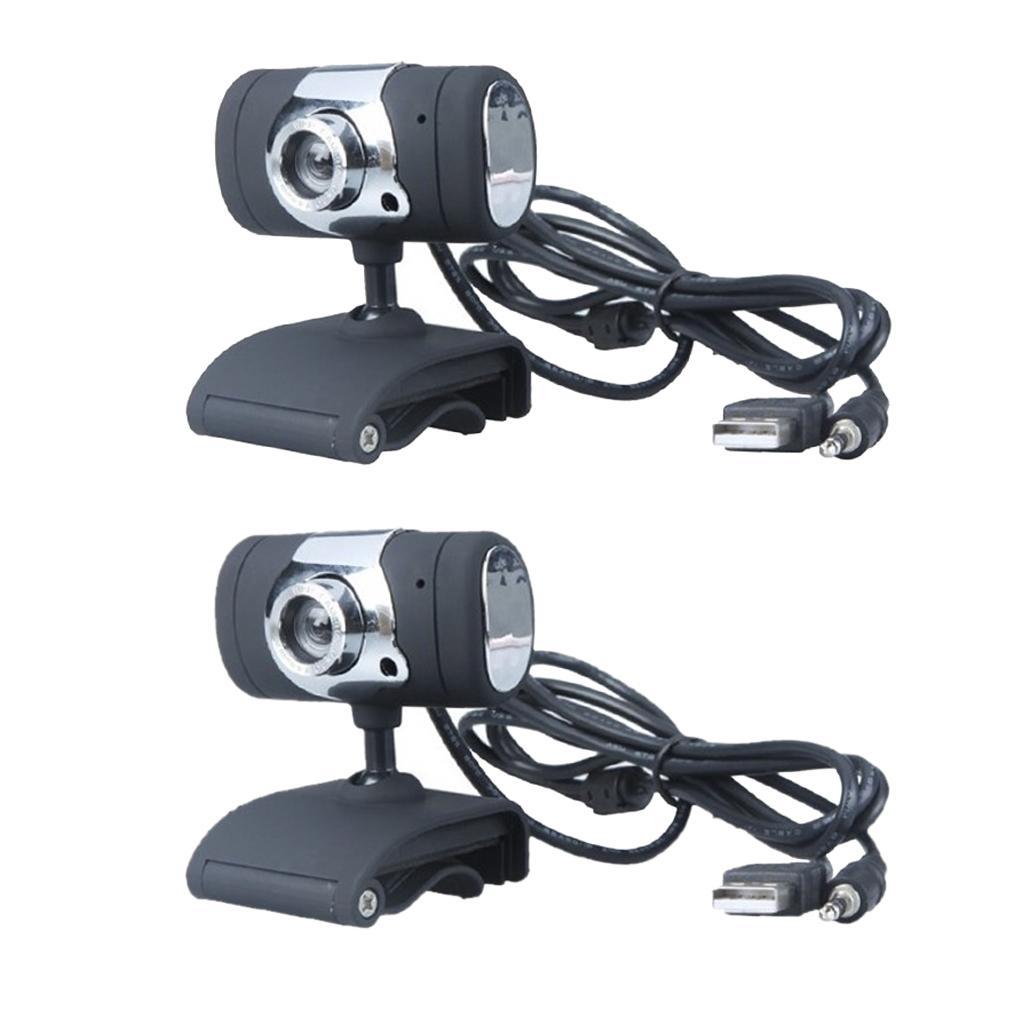 2 USB2.0 HD Webcam Camera CMOS sensor With Microphone For Computer PC Laptop