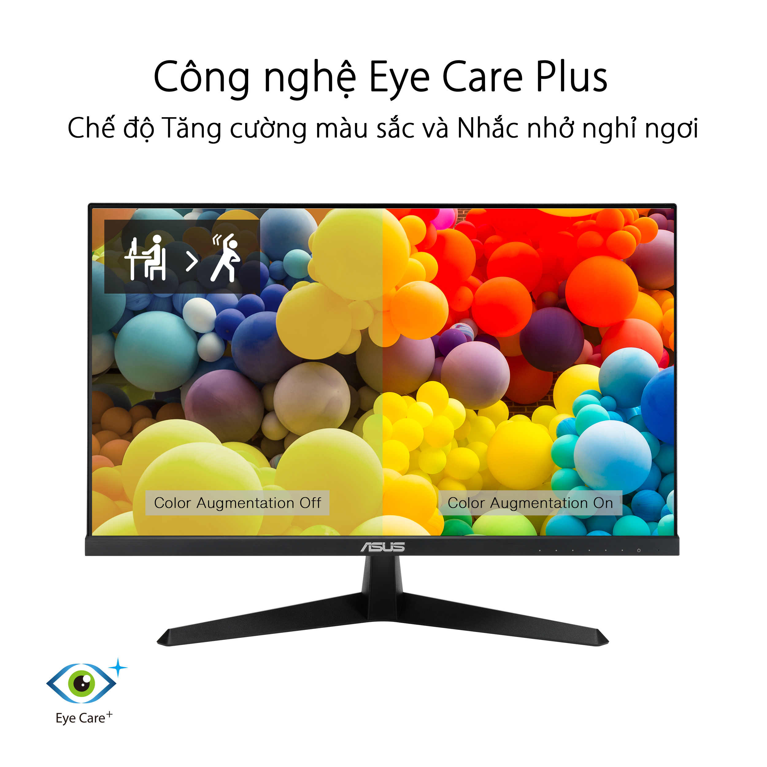 [Tặng chuột TUF Gaming M3] - Màn Hình Gaming Asus VY249HGE (23.8 inch | FHD 1920×1080 | IPS 144Hz 1ms | Eye Care+ | FreeSync Premium) - Hàng Chính Hãng