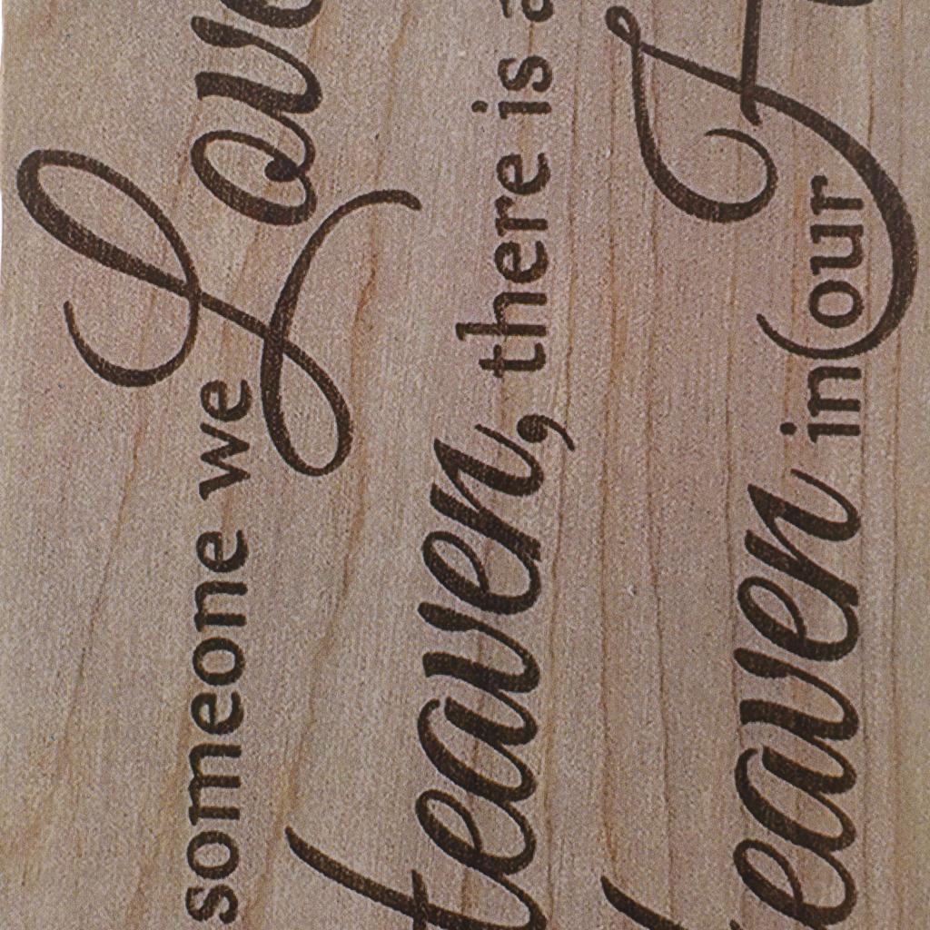 Because Someone We Love is in Heaven Hanging Plaque Home Decor