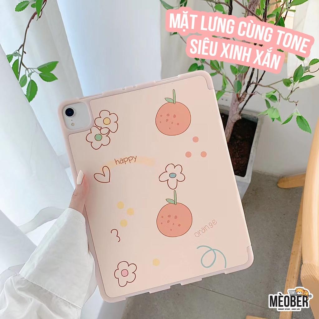 Bao da dành cho cover iPad hoạ tiết cute, phối màu pastel, in 3D hoạ tiết. Cover dành cho iPad Gen 5 6 7 8, Mini, Air 4 3, Pro