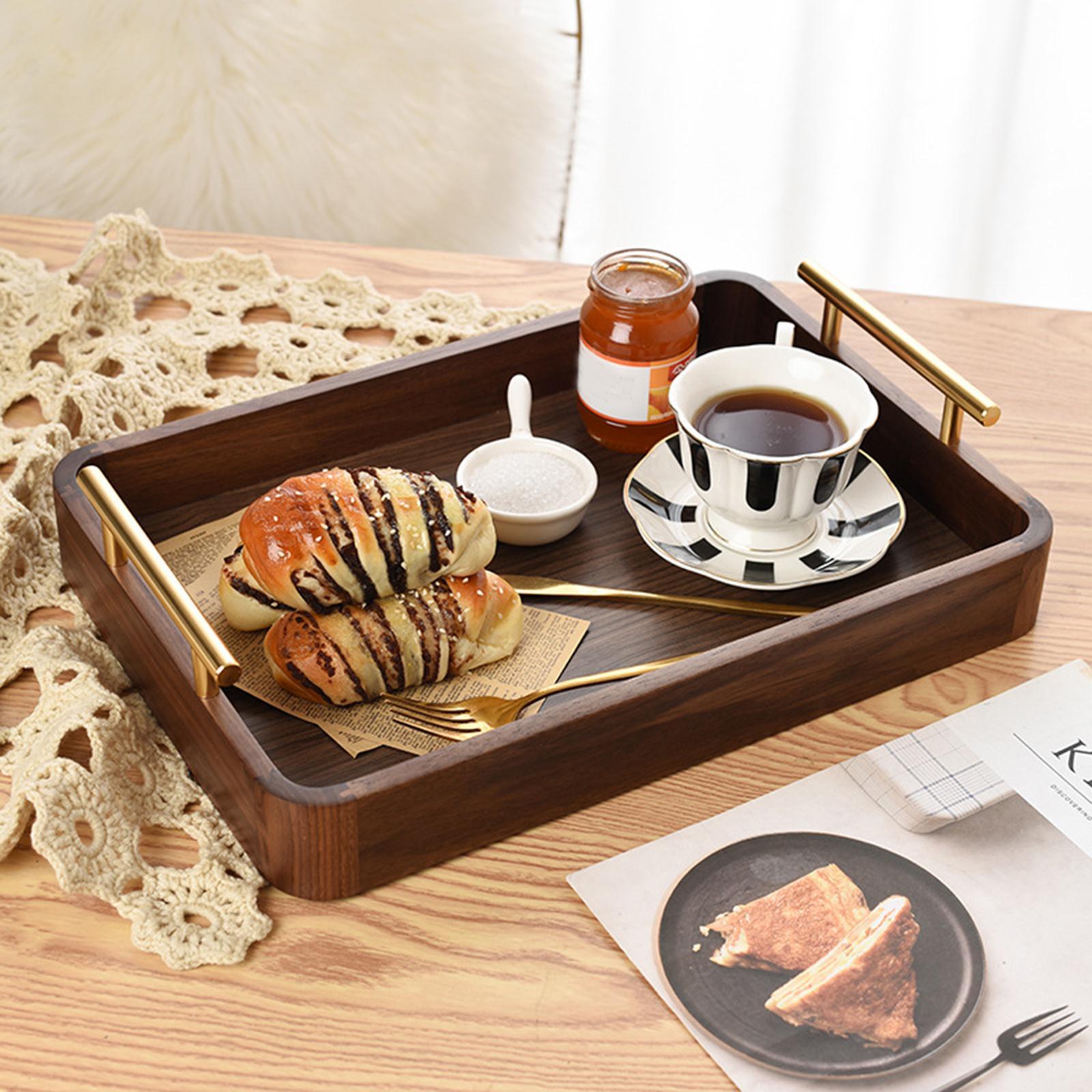 Snack Tray Coffee  Tableware  for Dessert Dinner Home