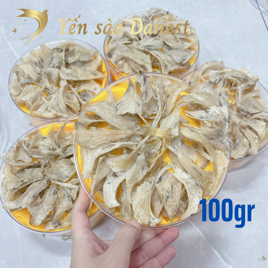 Chân yến thô loại 1 hộp 100gr - Chân lớn chưng nở ăn giòn ngon - Giúp đẹp da - tăng cường sức khỏe - Yến sào cao cấp Đỗ Thị Toán