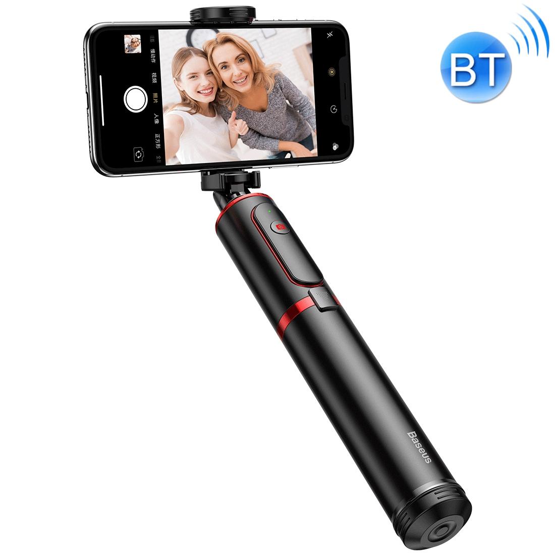 Gậy Selfie Chụp Hình Tự Sướng Tích Hợp Tripod Hỗ Trợ Live Stream Baseus Fully Folding Selfie Stick Kèm Remote Bluetooth Baseus - Hàng Chính Hãng