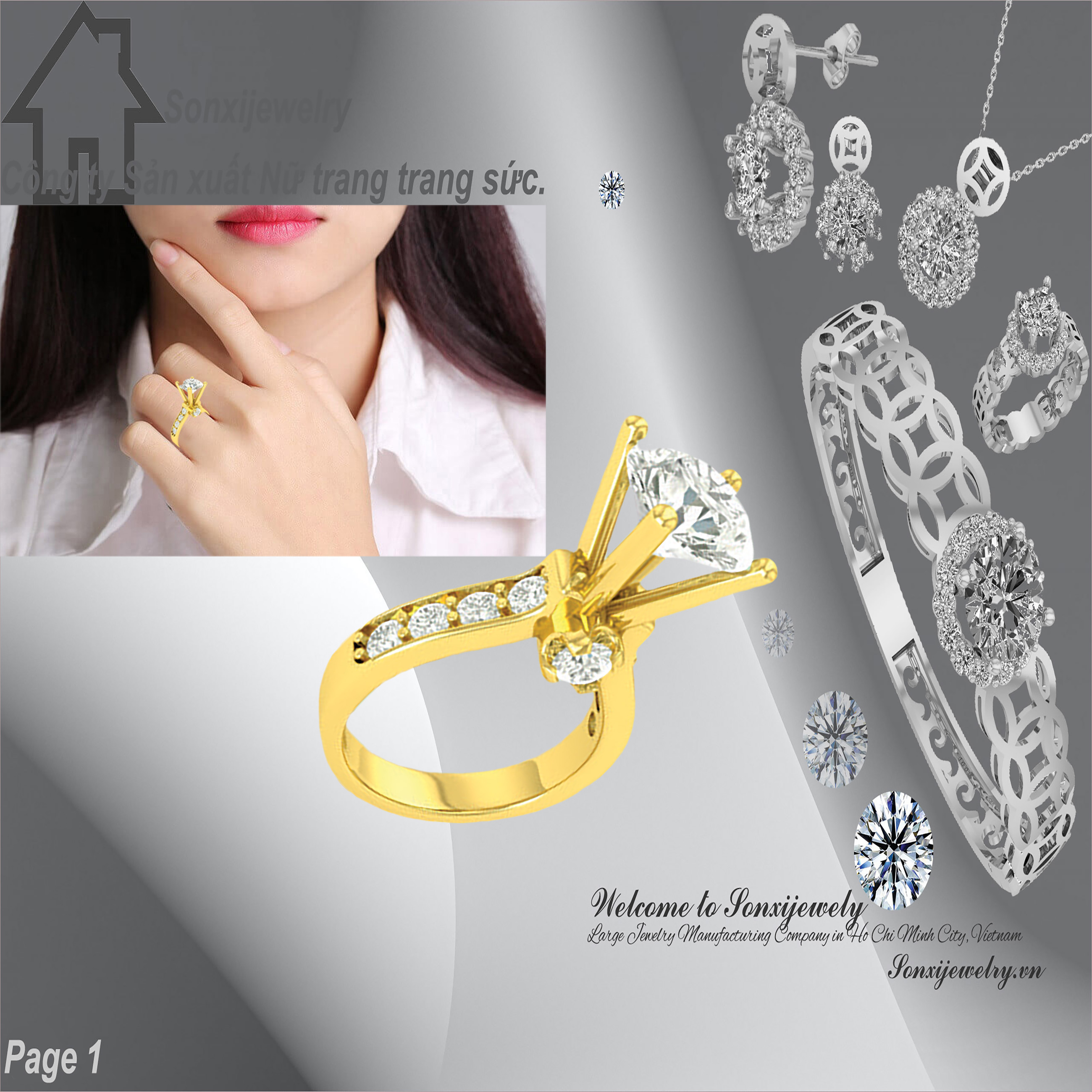 NHẪN NỮ HIỆN ĐẠI MẪU ĐẸP 810
