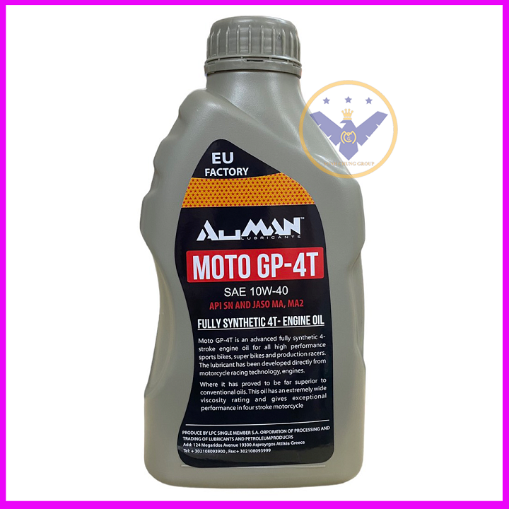 COMBO 2 Dầu nhớt xe máy cao cấp tổng hợp MAN Moto GP 4T 10W-40 800ml