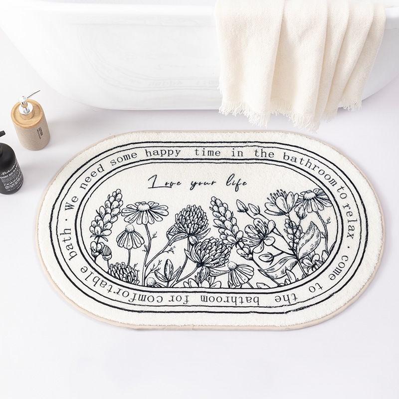 Thảm Lót Sàn Chống Trượt Thấm Hút Tốt Cho Phòng Tắm