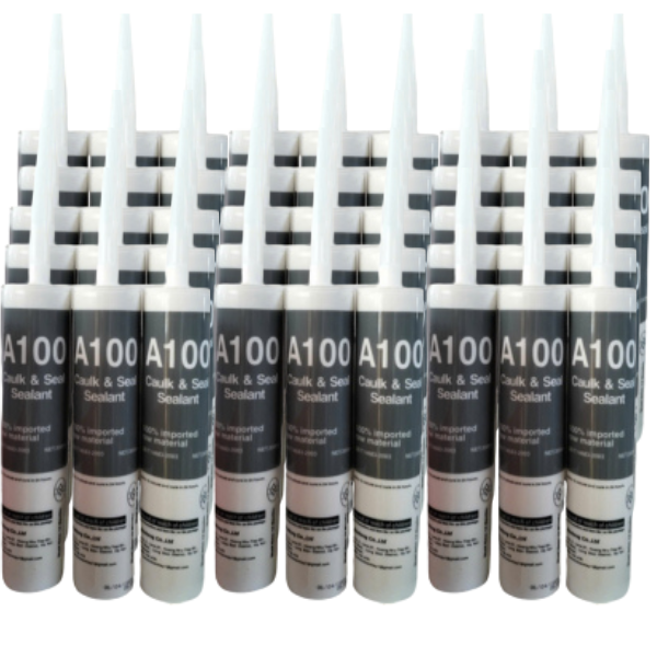 Keo Silicone A100-25 chai; Hộp=25 chai/300ml; Màu trắng sứ