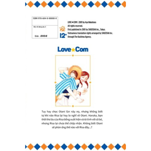 Rắc Rối Đáng Yêu - Love☆Com - Tập 3 (Tặng Set 2 Kẹp Sách Hình Trái Tim)