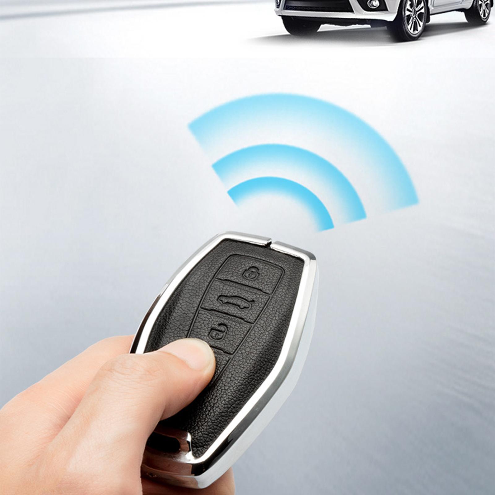Key Fob Key Case Fashion Full Cover Remote Key Shell Case Soft Replacement