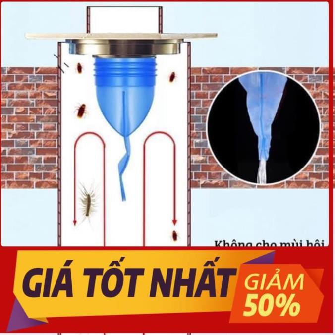 Ống chặn mùi hôi cống bộ nắp phễu thoát sàn chống trào ngược ngăn côn trùng khử mùi đường thoát nước