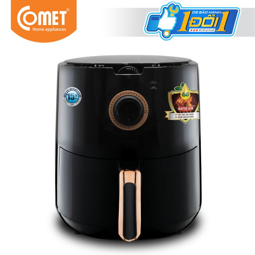 Nồi Chiên Không Dầu Comet CM6836 - 4.5L - Hàng Chính Hãng