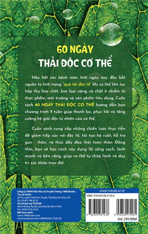 Sách 60 Ngày Thải Độc Cơ Thể