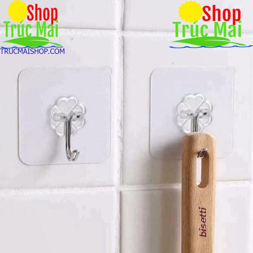 Móc Dán Tường Siêu Dính Trong Suốt Chịu Lực Tốt Treo Tường Chắc Chắn 6x6 cm - MY2