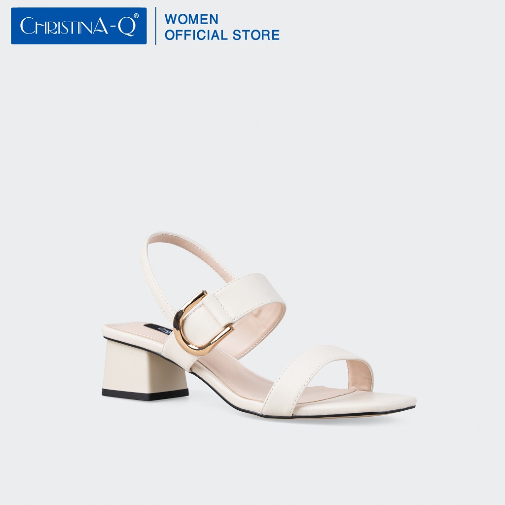 Giày Sandals Nữ Gót Trụ ChristinA-Q XDN297