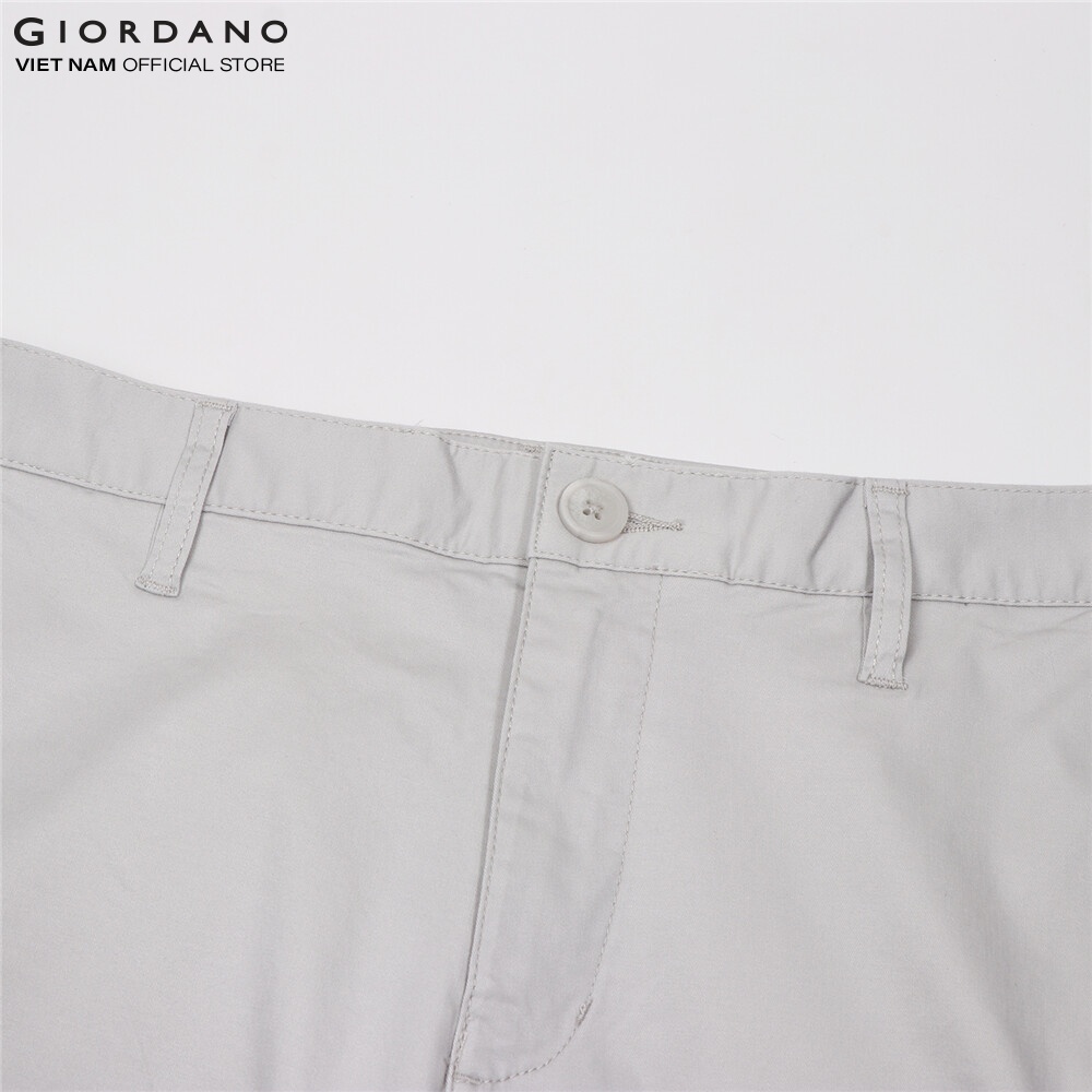 Quần Dài Kaki Nam Slim Tapered Giordano 01122002