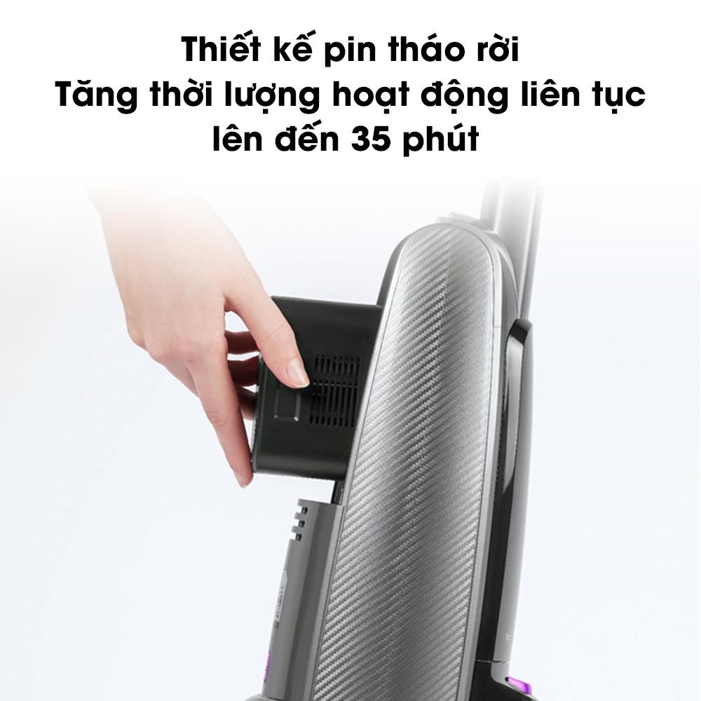 Máy hút bụi cầm tay và Lau sàn JIMMY HW8 Pro Lực hút mạnh Thời lượng hoạt động đến 70 phút--Hàng Chính Hãng