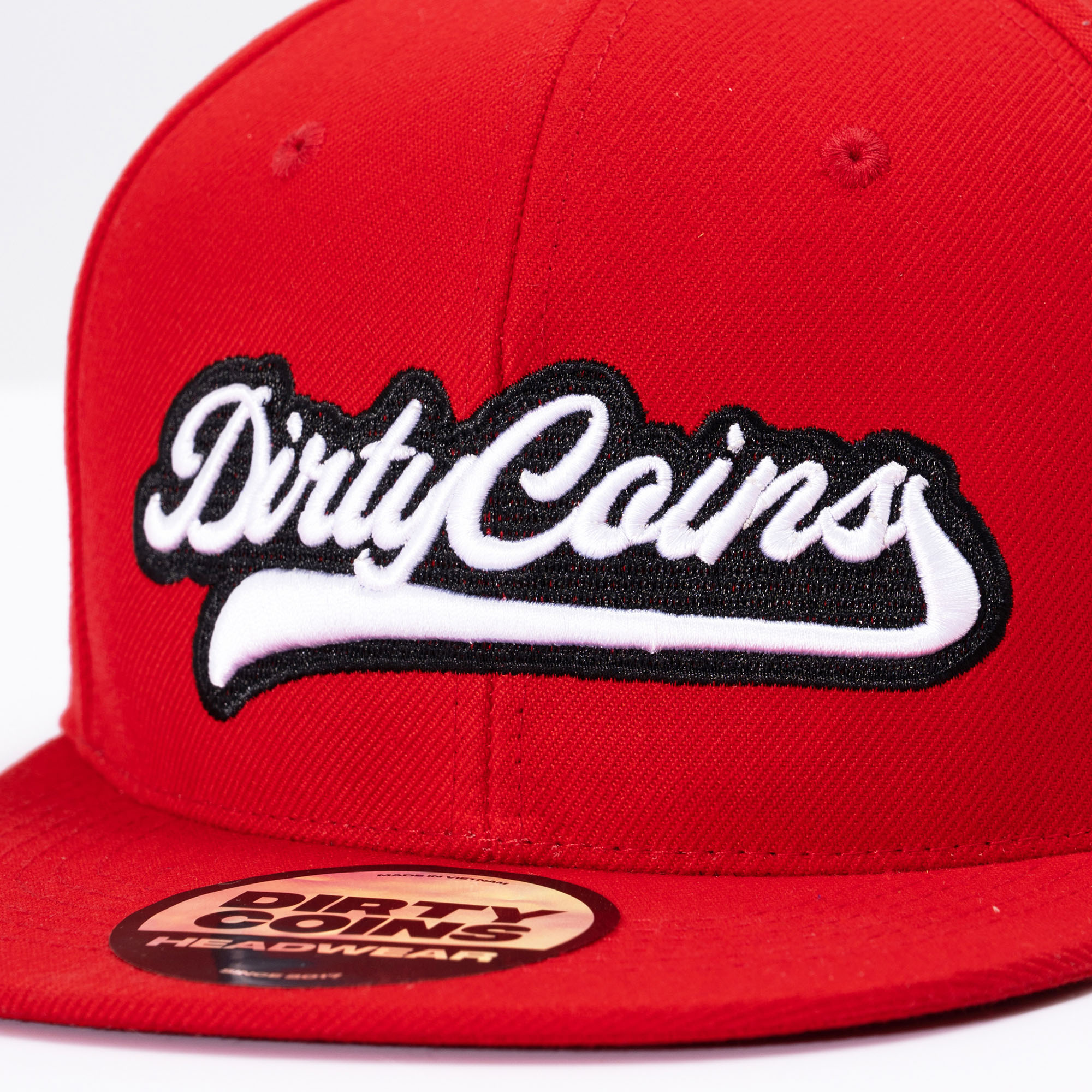 Nón DirtyCoins University Logo Snapback Hat - Red