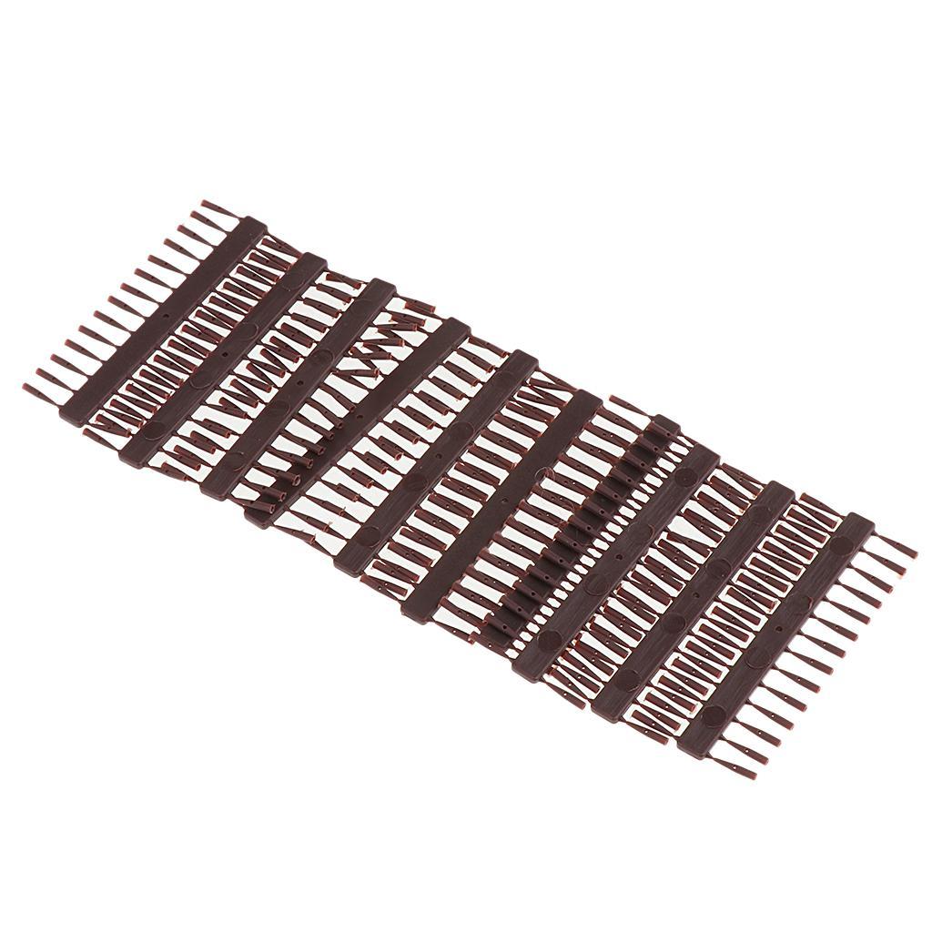 2-8pack 10 Set / 280pcs Carp Fishing Hair Rig Stops Boilie Bait Stops Length 7mm