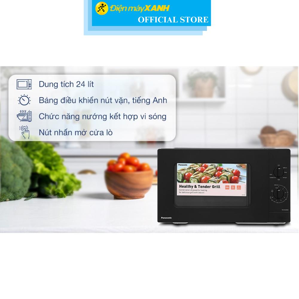 Lò vi sóng có nướng Panasonic NN-GM34NBYUE 24 lít - Hàng Chính Hãng