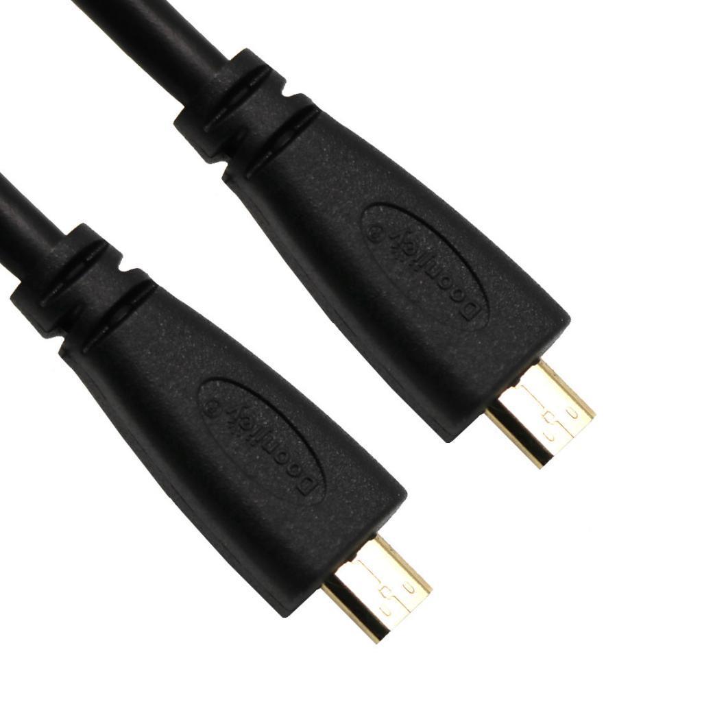 Micro To Micro Male to Male Extention Cable Adapter Cord