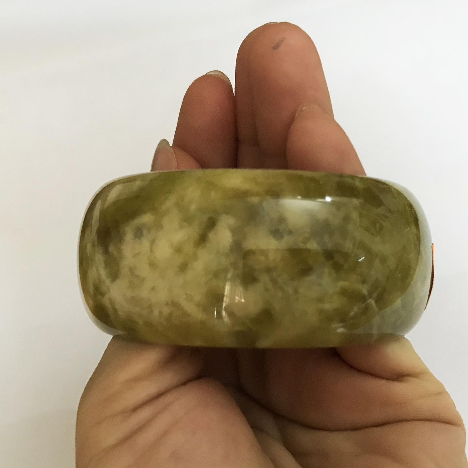 Vòng tay đá tự nhiên bản to cho nữ 3cm nhiều màu cẩm thạch Việt Nam VONGCAMTHACH3CM