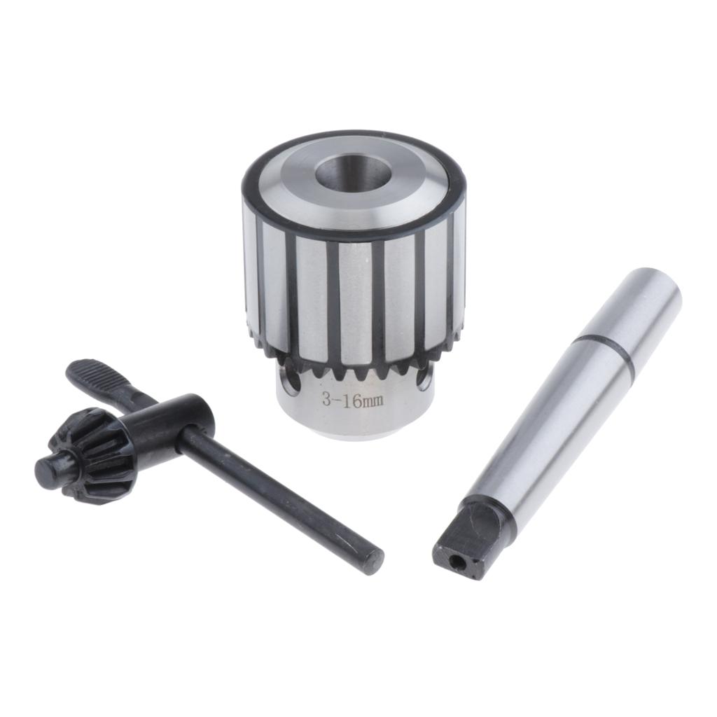 CNC Machine Self Tighten Keyless Lathe Drill Chuck MT2 Arbor Live Center